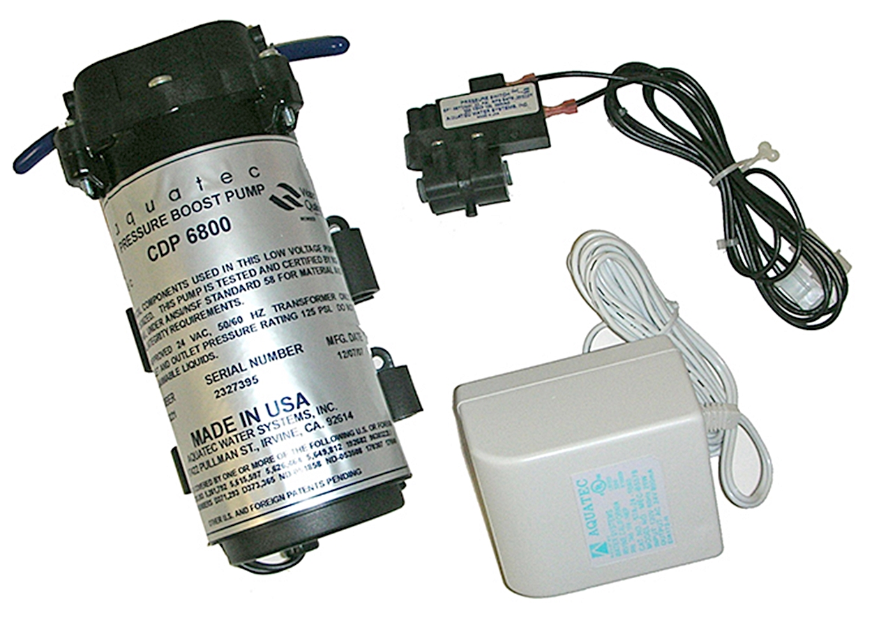 (image for) Aquatec CDP 6800 Booster Pump Kit 1/4 Fittings